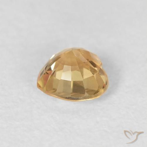 9,17 ctw natürlicher Golden Saphir, Herz, VS
