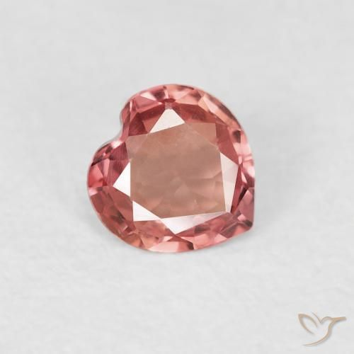 0.35ct Natürlicher Mittelrosa Saphir, Herz, VVS