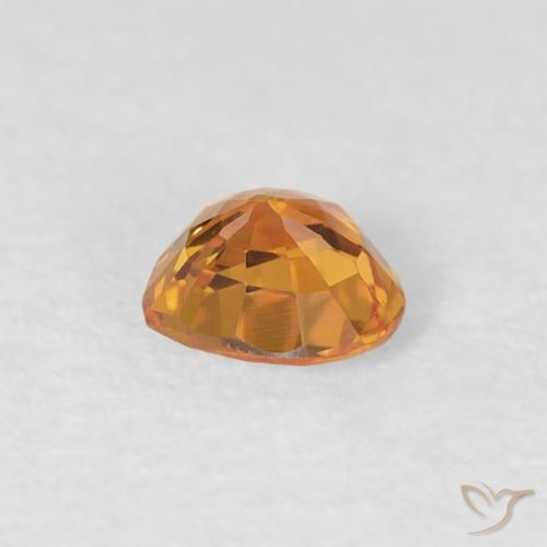9,17 ctw natürlicher Orange-Gold Saphir, Herz, VVS