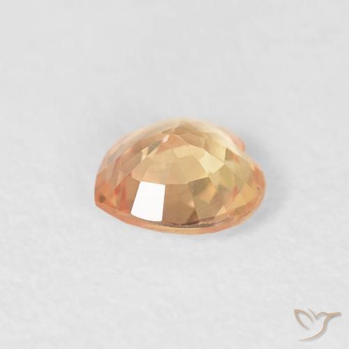 9,17 ctw natürlicher Golden Saphir, Herz, VVS