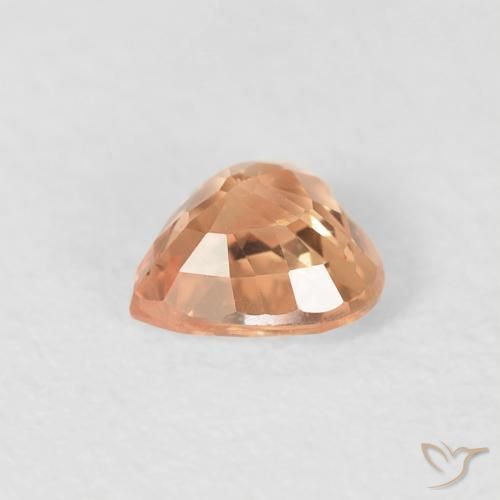 9,17 ctw natürlicher hellorange Saphir, Herz, VVS