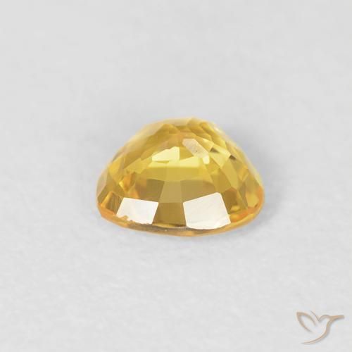 9,17 ctw natürlicher Golden Saphir, Herz, VVS