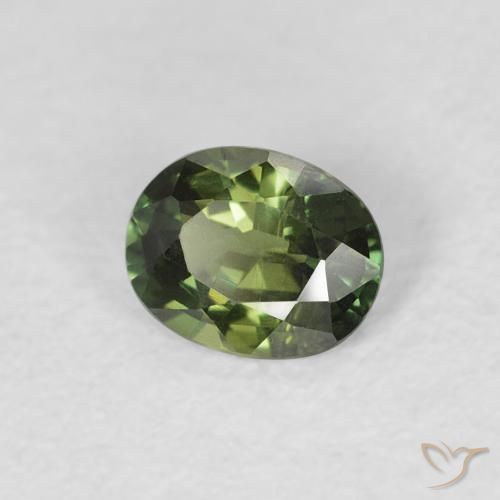 9,17 ctw natürlicher Medium Light Green Saphir, Oval, VVS-VS
