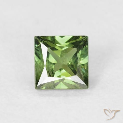 0.39ct Natürlicher Waldgrün Saphir, Quadrat, VS