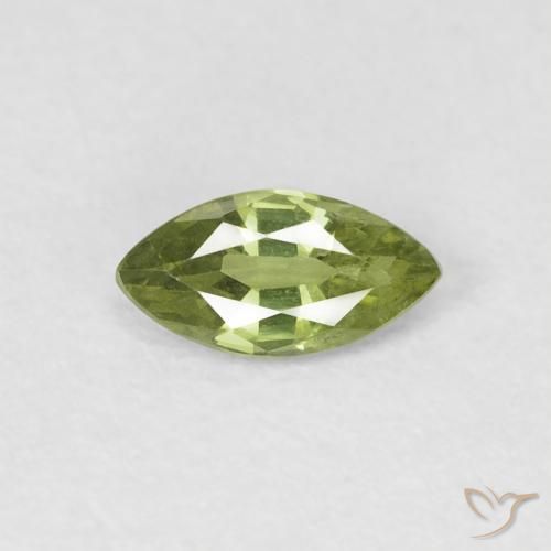 0.35ct Natürlicher Mittelgrün Saphir, Marquise, VS