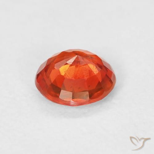 9,17 ctw natürlicher Intensives Rot-Orange Saphir, Runden, VS