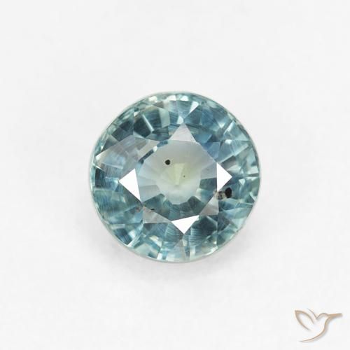 0.85ct Natürlicher blassblau Saphir, Runden, VS