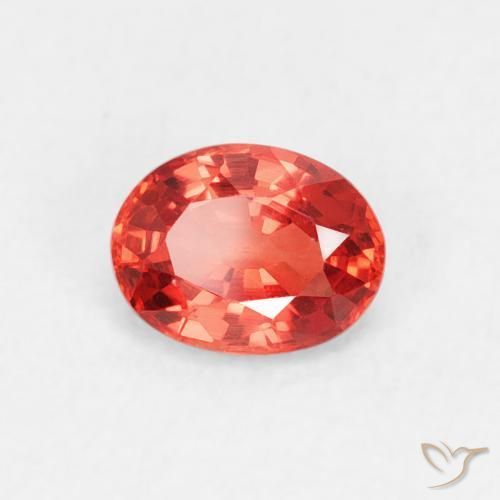 9,17 ctw natürlicher Leuchtendes Purpurrot Saphir, Oval, VVS-VS