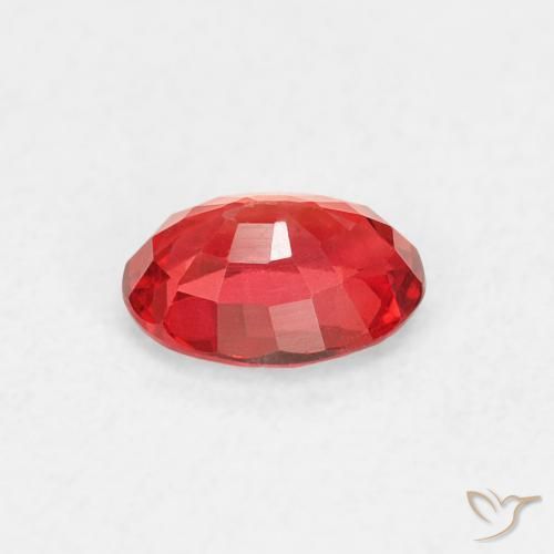 9,17 ctw natürlicher Leuchtendes Purpurrot Saphir, Oval, VVS-VS
