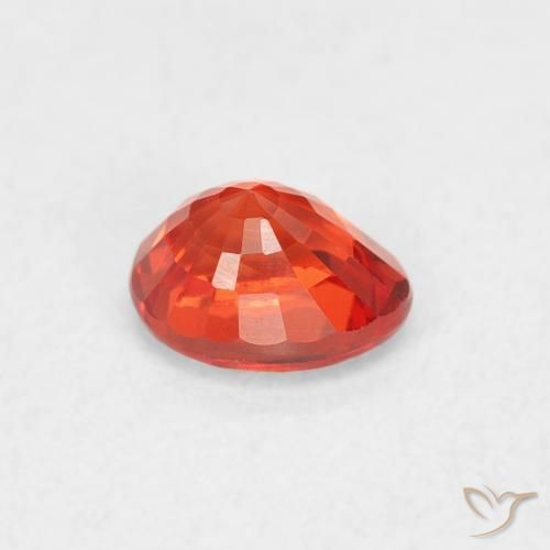 9,17 ctw natürlicher Mittelrot Saphir, Oval, VVS