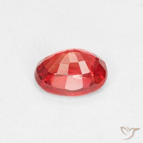 9,17 ctw natürlicher Mittelrot Saphir, Oval, VVS
