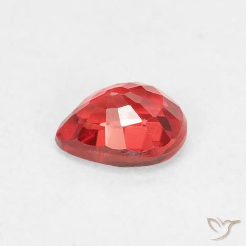 9,17 ctw natürlicher Hellrot Saphir, Birnenform, VVS