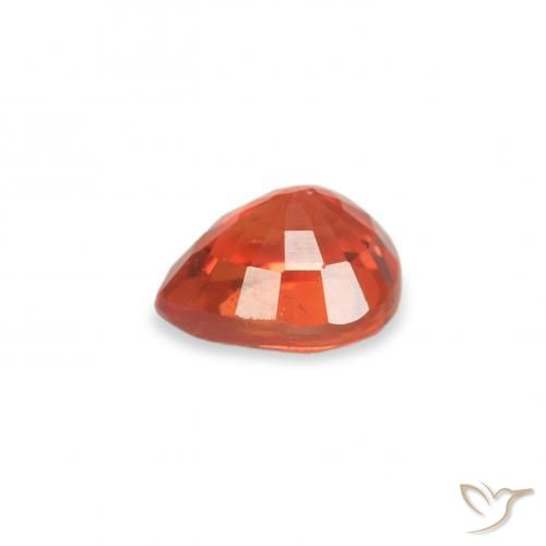 9,17 ctw natürlicher Warmes Orange Saphir, Birnenform, VS