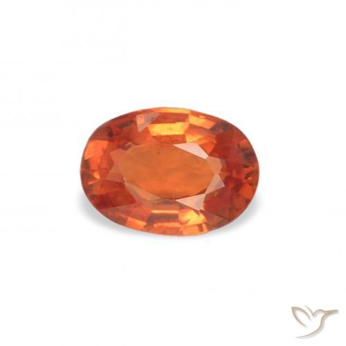 9,17 ctw natürlicher Mittelorange Saphir, Oval, VS