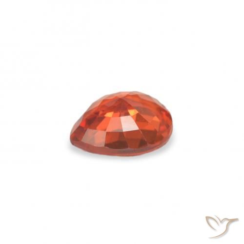9,17 ctw natürlicher Mittelorange Saphir, Birnenform, VS