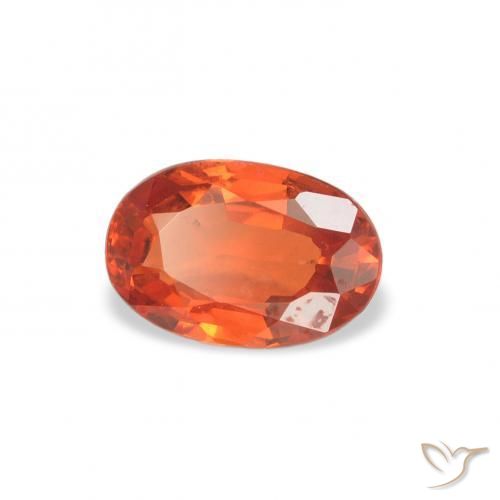 9,17 ctw natürlicher Feuerorange Saphir, Oval, VS