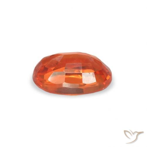 9,17 ctw natürlicher Feuerorange Saphir, Oval, VS