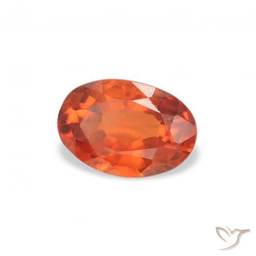 9,17 ctw natürlicher Mittelorange Saphir, Oval, VS