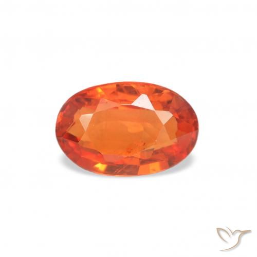 9,17 ctw natürlicher Mittelorange Saphir, Oval, VS