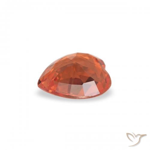 9,17 ctw natürlicher Mittelorange Saphir, Herz, VVS