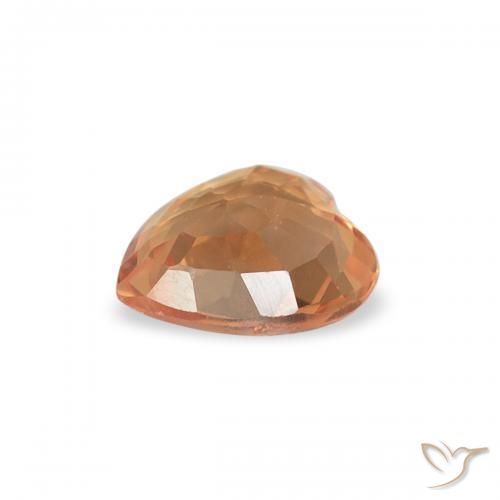 9,17 ctw natürlicher Mittelorange Saphir, Herz, VVS