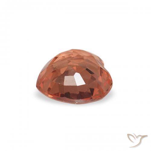 9,17 ctw natürlicher Mittelorange Saphir, Herz, VVS