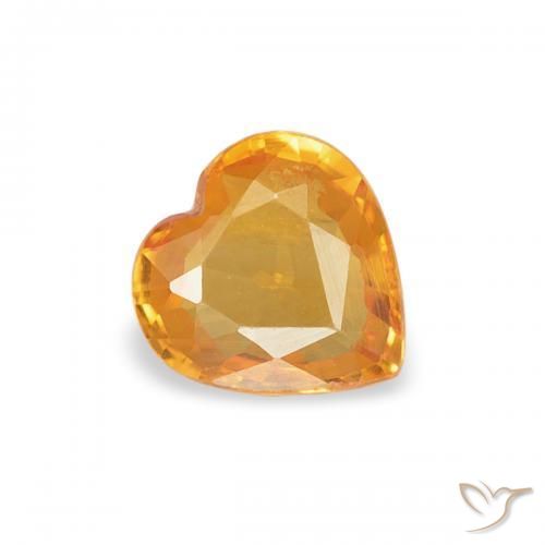 9,17 ctw natürlicher Golden Saphir, Herz, VVS