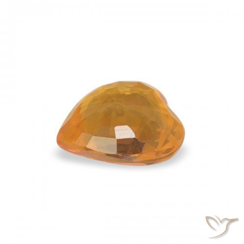 9,17 ctw natürlicher Golden Saphir, Herz, VVS