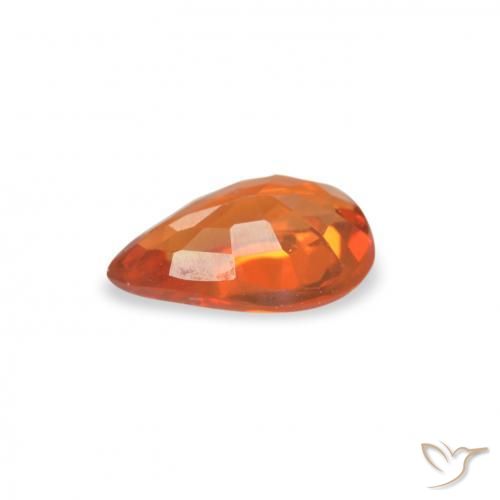 9,17 ctw natürlicher Feuerorange Saphir, Birnenform, VVS-VS