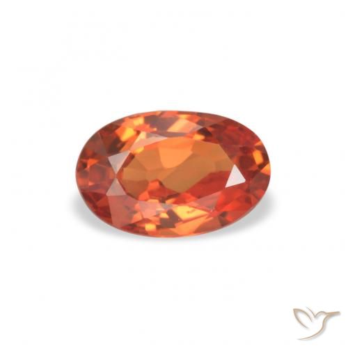 0.62ct Natürlicher Intensives Rot Saphir, Oval, VVS-VS