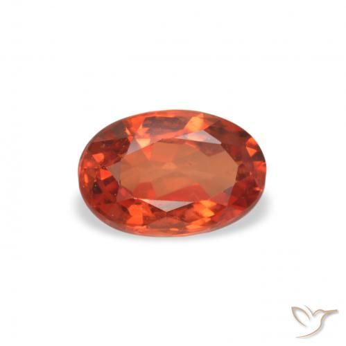 0.56ct Natürlicher Hellrot Saphir, Oval, VVS-VS