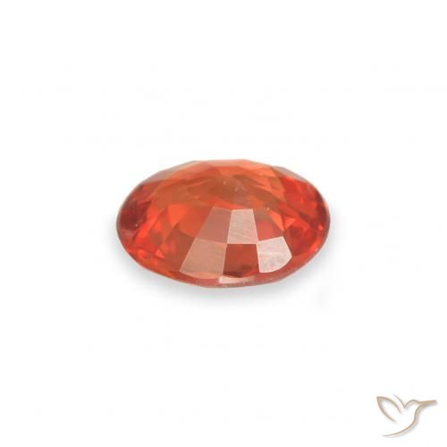 9,17 ctw natürlicher Leuchtendes Purpurrot Saphir, Oval, VVS