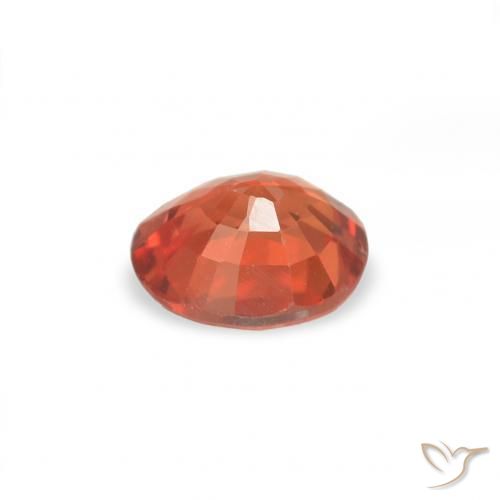 9,17 ctw natürlicher rötlich-orange Saphir, Oval, VVS
