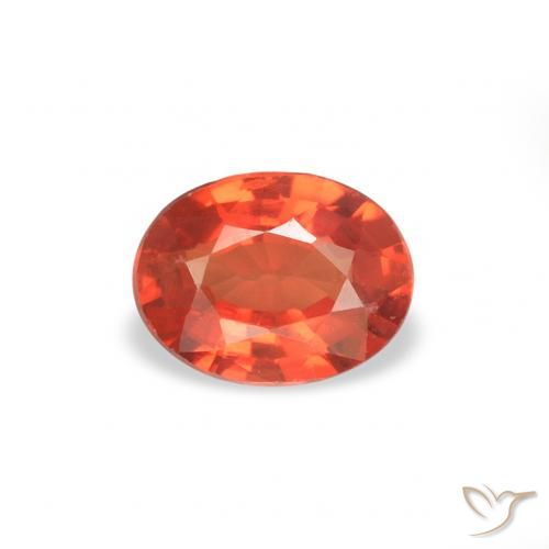 0.37ct Natürlicher Leuchtendes Purpurrot Saphir, Oval, VS