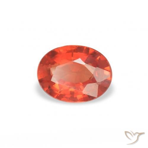 9,17 ctw natürlicher Leuchtendes Purpurrot Saphir, Oval, VS