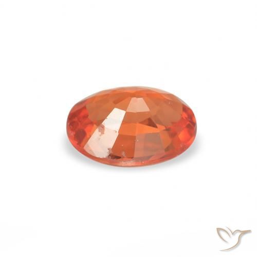9,17 ctw natürlicher Amber Orange Saphir, Oval, VS