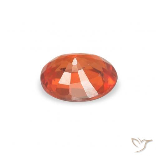 9,17 ctw natürlicher Feuerorange Saphir, Oval, VS