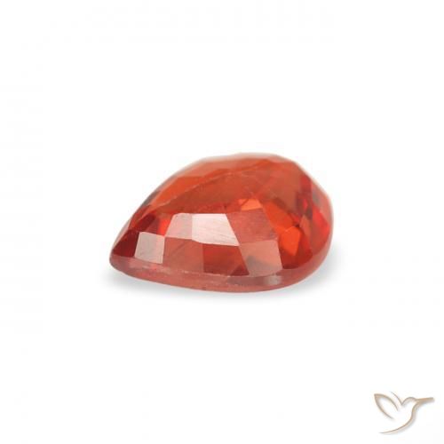 9,17 ctw natürlicher Feuerorange Saphir, Birnenform, VS