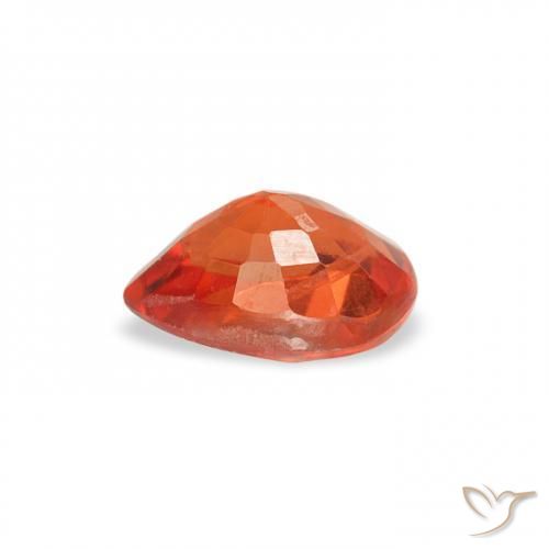 9,17 ctw natürlicher Feuerorange Saphir, Birnenform, VS