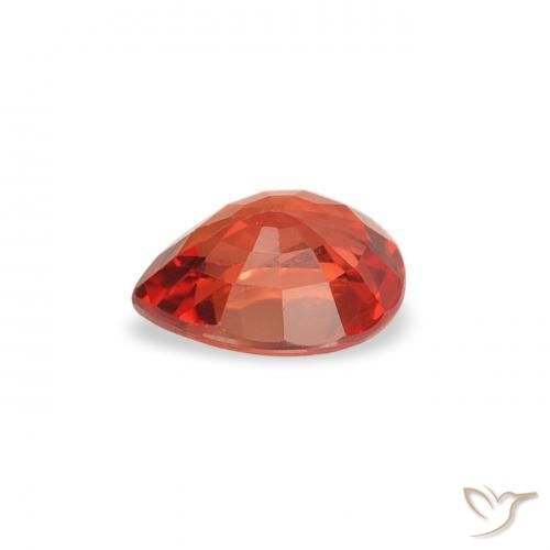 9,17 ctw natürlicher Mittelorange Saphir, Birnenform, VS