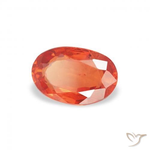 9,17 ctw natürlicher Mittelorange Saphir, Oval, VS