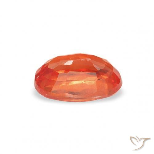 9,17 ctw natürlicher Mittelorange Saphir, Oval, VS