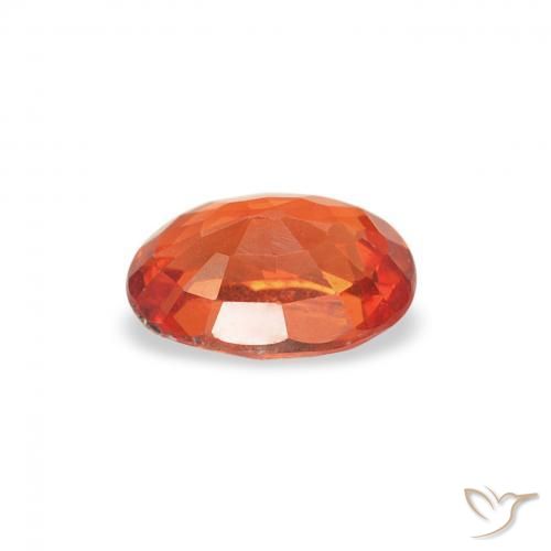 9,17 ctw natürlicher rötlich-orange Saphir, Oval, VVS-VS