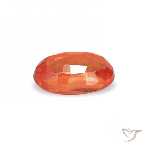 9,17 ctw natürlicher Mittelorange Saphir, Oval, VS