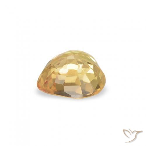 9,17 ctw natürlicher Golden Saphir, Herz, VVS