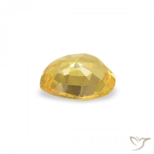 9,17 ctw natürlicher gold-orange Saphir, Herz, VVS