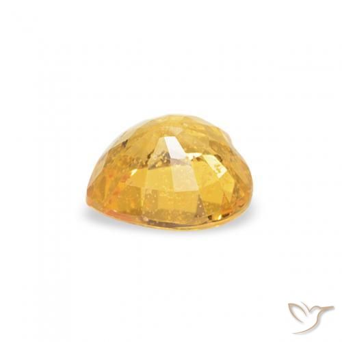 9,17 ctw natürlicher Mittelgold Saphir, Herz, VS-SI