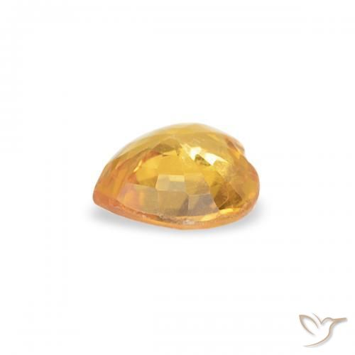 9,17 ctw natürlicher Mittelorange Saphir, Herz, VS