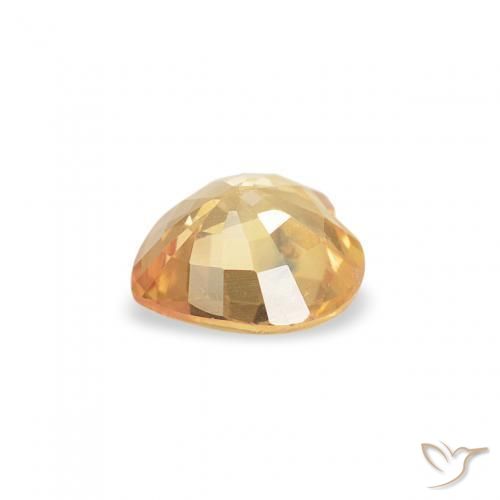 9,17 ctw natürlicher Hell Gold Saphir, Herz, VS