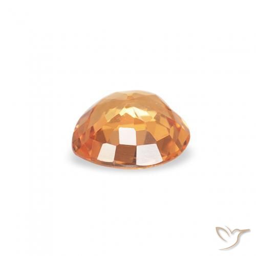 9,17 ctw natürlicher hellorange Saphir, Herz, VS
